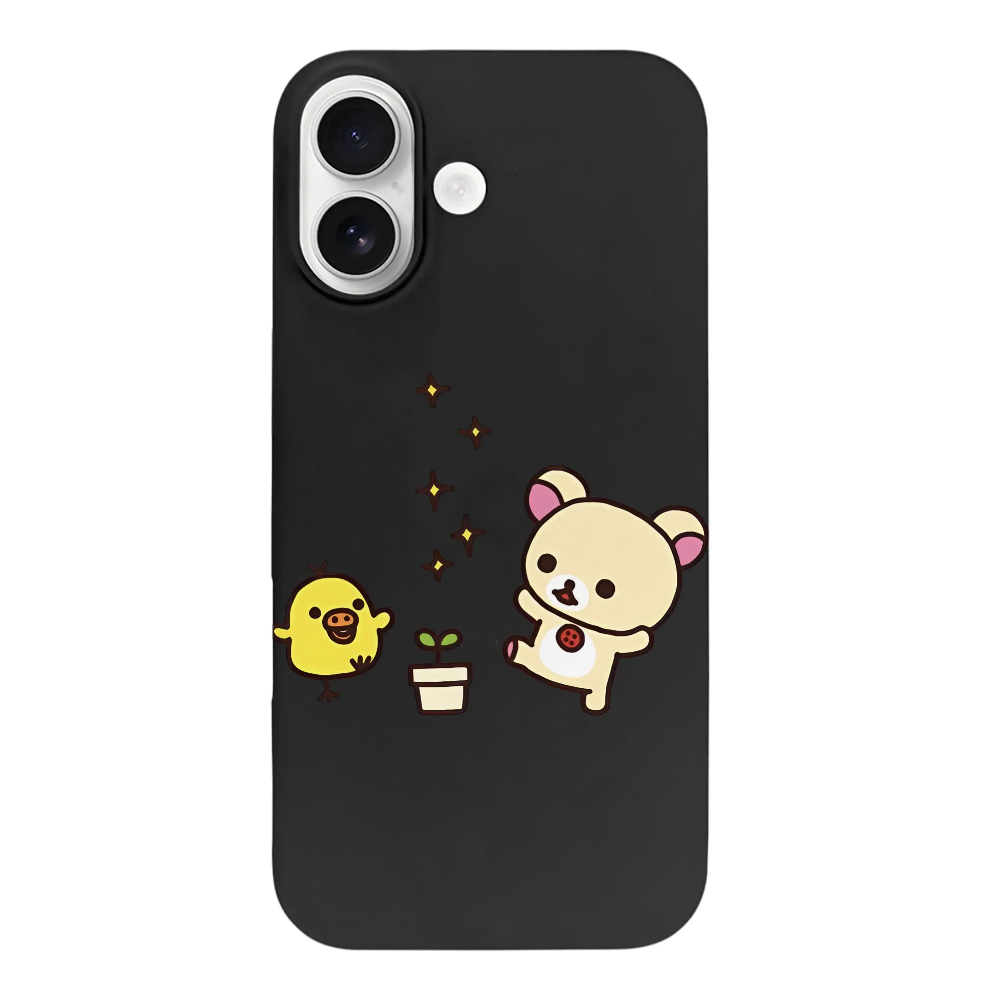 リラックマ (Rilakkuma) グッズ キイロイトリ (Kiiroitori) - iPhone 17 シリーズ シリコンケース 薄型 耐衝撃 指紋防止 ソフトタッチカバー 精密フィット 傷防止 保護ケース iPhone 17/17 Air/17 Pro/17 Pro Max 対応